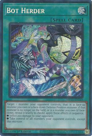 Bot Herder (MP25-EN149) - 2025 Mega-Pack Prismatic Secret Rare 1st Edition
