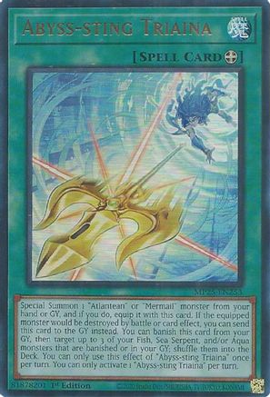Abyss-sting Triaina (MP25-EN253) - 2025 Mega-Pack Ultra Rare 1st Edition