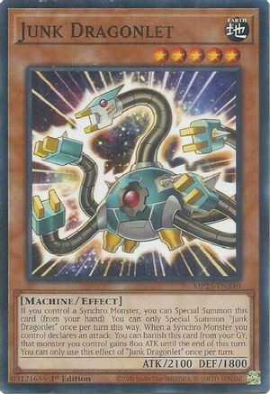 Junk Dragonlet (MP25-EN340) - 2025 Mega-Pack Common / Short Print 1st Edition