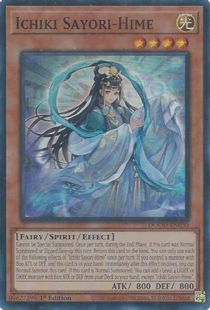 Ichiki Sayori-Hime (DOOD-EN030) - Doom of Dimensions Super Rare 1st Edition