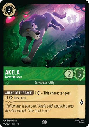 Akela - Forest Runner (90/204) - Whispers in the Well
