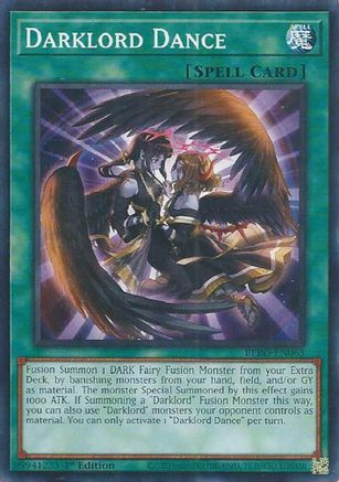 Darklord Dance (BPRO-EN063) - Burst Protocol Common / Short Print 1st Edition