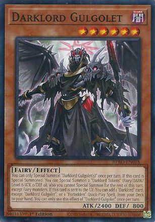 Darklord Gulgolet (BPRO-EN018) - Burst Protocol Common / Short Print 1st Edition