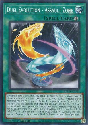 Duel Evolution - Assault Zone (BPRO-EN054) - Burst Protocol Common / Short Print 1st Edition