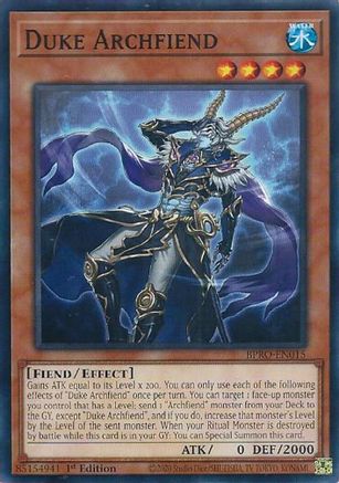 Duke Archfiend (BPRO-EN015) - Burst Protocol Common / Short Print 1st Edition