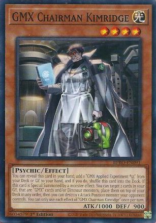 GMX Chairman Kimridge (BPRO-EN091) - Burst Protocol Common / Short Print 1st Edition