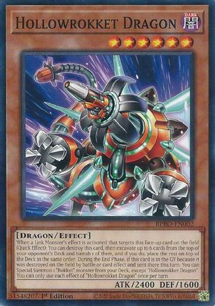 Hollowrokket Dragon (BPRO-EN002) - Burst Protocol Common / Short Print 1st Edition