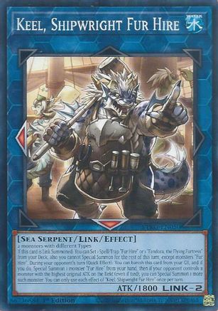 Keel, Shipwright Fur Hire (BPRO-EN050) - Burst Protocol Common / Short Print 1st Edition