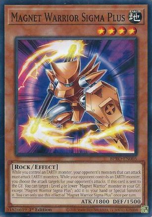 Magnet Warrior Sigma Plus (BPRO-EN005) - Burst Protocol Common / Short Print 1st Edition