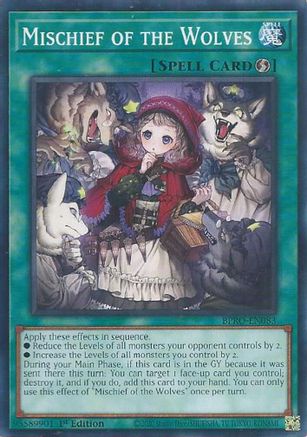 Mischief of the Wolves (BPRO-EN083) - Burst Protocol Common / Short Print 1st Edition