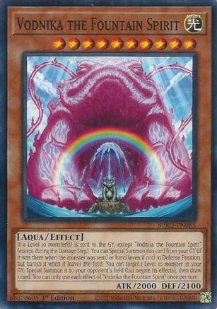 Vodnika the Fountain Spirit (BPRO-EN085) - Burst Protocol Common / Short Print 1st Edition