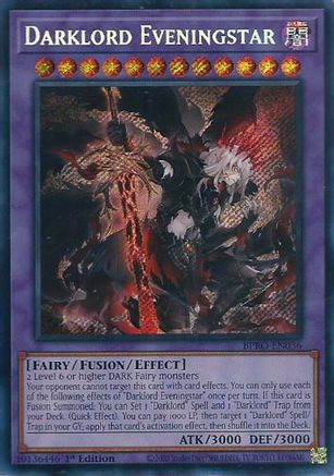 Darklord Eveningstar (BPRO-EN036) - Burst Protocol Secret Rare 1st Edition