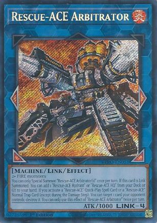 Rescue-ACE Arbitrator (BPRO-EN051) - Burst Protocol Secret Rare 1st Edition