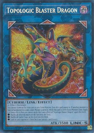 Topologic Blaster Dragon (BPRO-EN046) - Burst Protocol Secret Rare 1st Edition