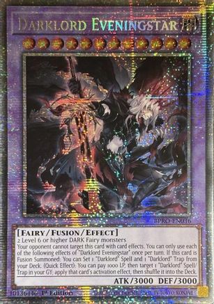 Darklord Eveningstar (Starlight Rare) (BPRO-EN036) - Burst Protocol Starlight Rare 1st Edition