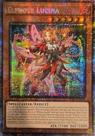 Elfnote Lucina (Starlight Rare) (BPRO-EN010) - Burst Protocol Starlight Rare 1st Edition