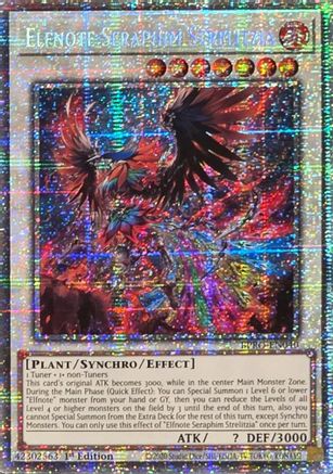Elfnote Seraphim Strelitzia (Starlight Rare) (BPRO-EN040) - Burst Protocol Starlight Rare 1st Edition