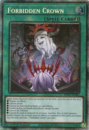 Forbidden Crown (Starlight Rare) (BPRO-EN067) - Burst Protocol Starlight Rare 1st Edition