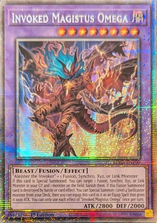Invoked Magistus Omega (Starlight Rare) (BPRO-EN100) - Burst Protocol Starlight Rare 1st Edition