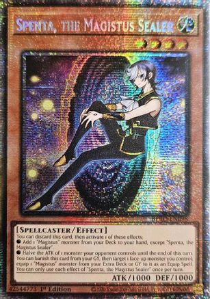 Spenta, the Magistus Sealer (Starlight Rare) (BPRO-EN098) - Burst Protocol Starlight Rare 1st Edition