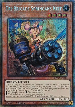 Tri-Brigade Springans Kitt (Starlight Rare) (BPRO-EN025) - Burst Protocol Starlight Rare 1st Edition