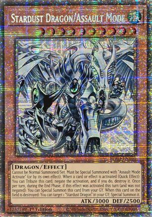 Stardust Dragon/Assault Mode (Starlight Rare) (BPRO-EN101) - Burst Protocol Starlight Rare 1st Edition