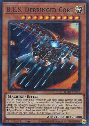 B.E.S. Derringer Core (BPRO-EN021) - Burst Protocol Super Rare 1st Edition