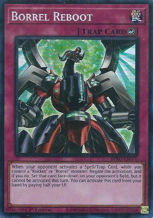 Borrel Reboot (BPRO-EN070) - Burst Protocol Super Rare 1st Edition