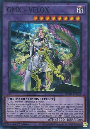 GMX - VELOX (BPRO-EN095) - Burst Protocol Super Rare 1st Edition