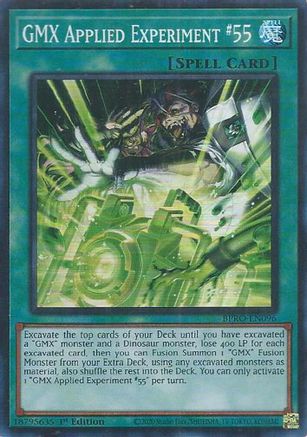 GMX Applied Experiment #55 (BPRO-EN096) - Burst Protocol Super Rare 1st Edition