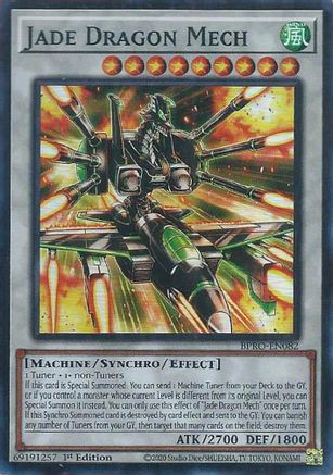 Jade Dragon Mech (BPRO-EN082) - Burst Protocol Super Rare 1st Edition