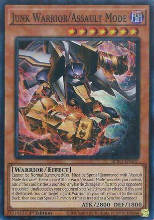 Junk Warrior/Assault Mode (BPRO-EN007) - Burst Protocol Super Rare 1st Edition