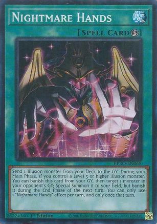 Nightmare Hands (BPRO-EN068) - Burst Protocol Super Rare 1st Edition