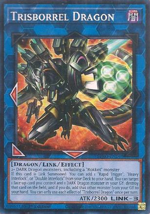 Trisborrel Dragon (BPRO-EN048) - Burst Protocol Super Rare 1st Edition