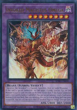 Invoked Magistus Omega (BPRO-EN100) - Burst Protocol Ultra Rare 1st Edition