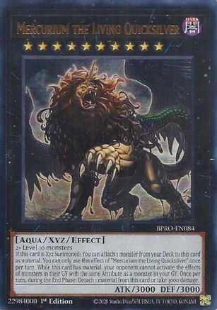 Mercurium the Living Quicksilver (BPRO-EN084) - Burst Protocol Ultra Rare 1st Edition