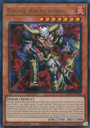 Royal Archfiend (BPRO-EN014) - Burst Protocol Ultra Rare 1st Edition