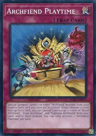 Archfiend Playtime (BPRO-EN073) - Burst Protocol Common / Short Print 1st Edition