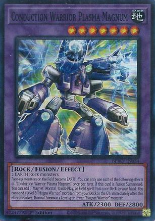 Conduction Warrior Plasma Magnum (BPRO-EN034) - Burst Protocol Super Rare 1st Edition