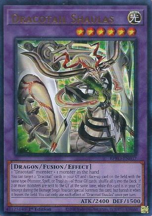 Dracotail Shaulas (BPRO-EN037) - Burst Protocol Ultra Rare 1st Edition