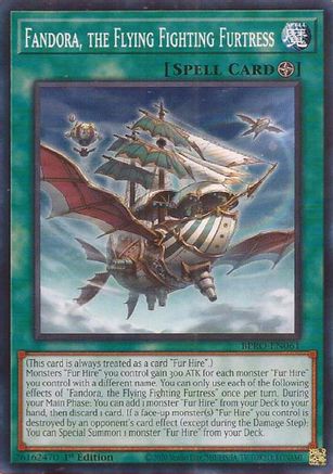Fandora, the Flying Fighting Furtress (BPRO-EN061) - Burst Protocol Common / Short Print 1st Edition