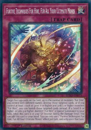 Furtive Techniques Fur Hire, Fur All Your Ultimate Moves (BPRO-EN075) - Burst Protocol Common / Short Print 1st Edition