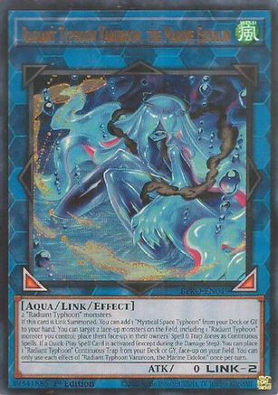 Radiant Typhoon Varuroon, the Marine Eidolon (BPRO-EN049) - Burst Protocol Ultra Rare 1st Edition