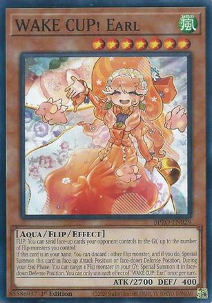 WAKE CUP! Earl (BPRO-EN029) - Burst Protocol Common / Short Print 1st Edition