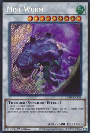 Mist Wurm (Secret Rare) (L26D-ENX29) - Legendary Modern Decks 2026 Secret Rare 1st Edition