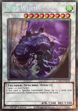 Mist Wurm (Starlight Rare) (L26D-ENX29) - Legendary Modern Decks 2026 Starlight Rare 1st Edition