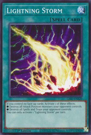 Lightning Storm (L26D-ENS20) - Legendary Modern Decks 2026 Common / Short Print 1st Edition