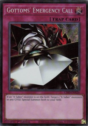 Gottoms' Emergency Call (Secret Rare) (L26D-ENX26) - Legendary Modern Decks 2026 Secret Rare 1st Edition