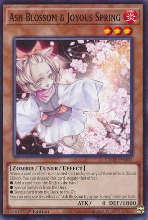 Ash Blossom & Joyous Spring (L26D-ENM02) - Legendary Modern Decks 2026 Common / Short Print 1st Edition