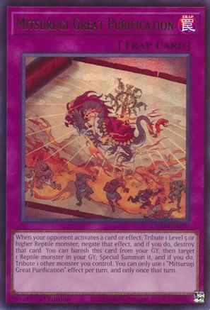 Mitsurugi Great Purification (L26D-ENM20) - Legendary Modern Decks 2026 Ultra Rare 1st Edition